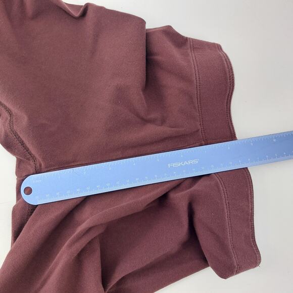 Nike Athletic Leggings Size XS Burgundy Red Gold Print Sport - Picture 13 of 14